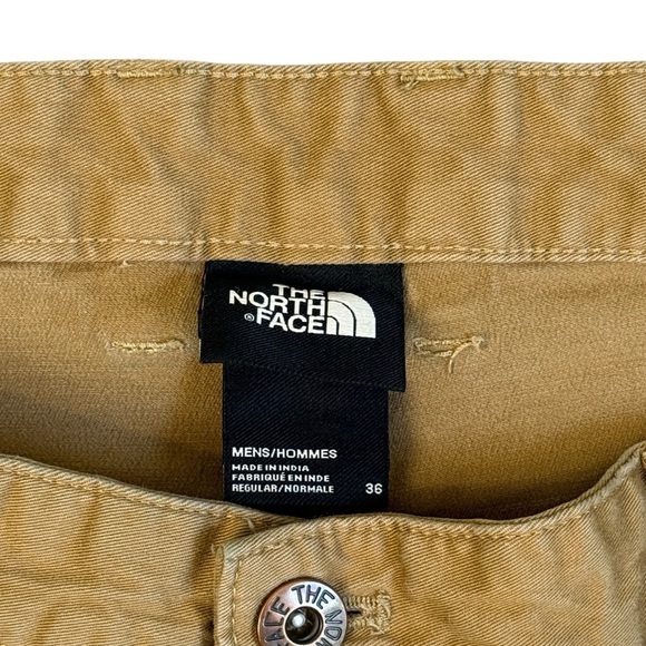 Men's The North Face Heavy Canvas Utility Work Pants Tan Size 36 #1512 - Picture 3 of 8